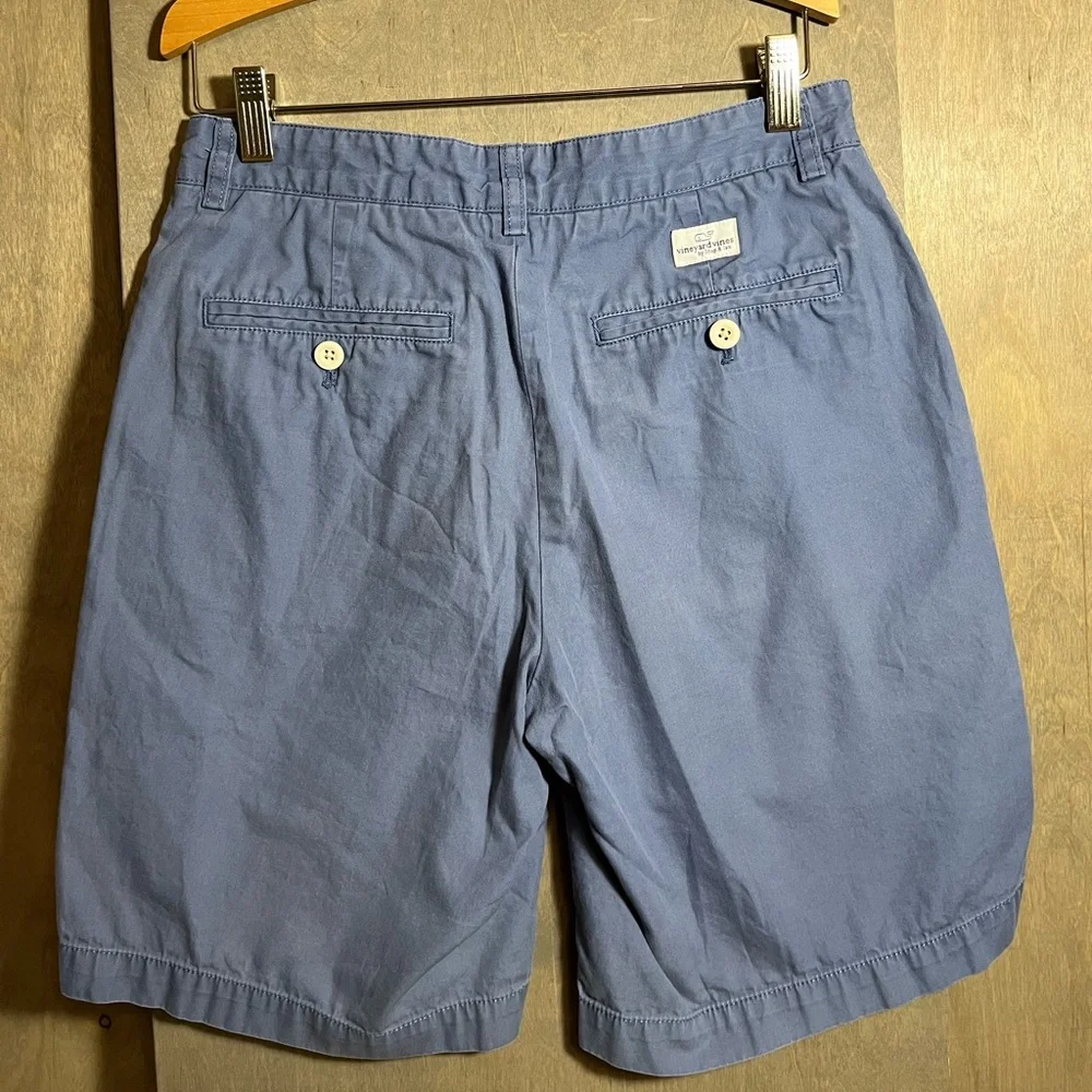 Vineyard Vines Club Shorts Mens 28 Blue Chino Flat